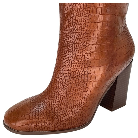 Journee Collection Brekinn Brown Heeled Womens Ankle Boots Size 8.5M - Picture 8 of 10